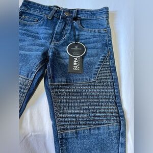 Buffalo Evan Slim Fit Stretch Denim Moto Jeans NWT